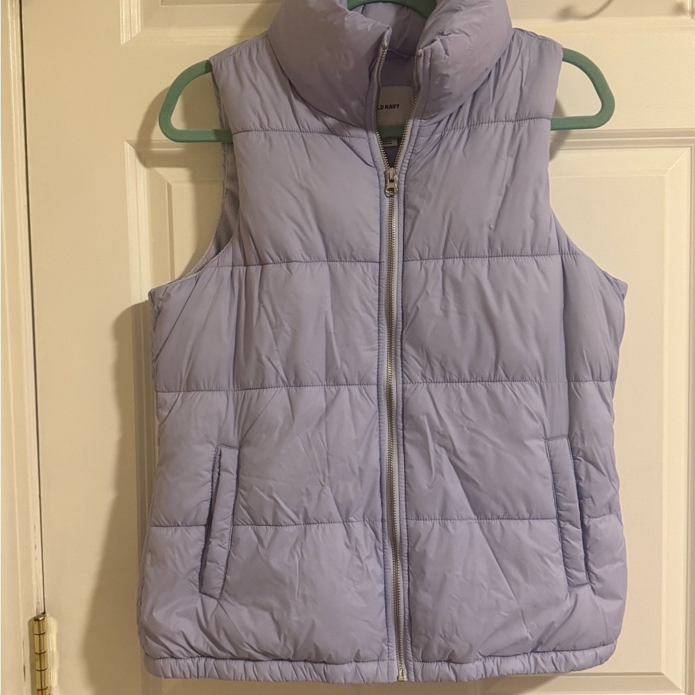 Lavender Puffer Vest